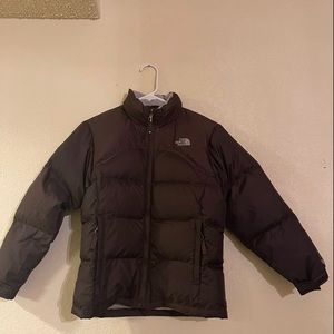 Brown North Face Puffer